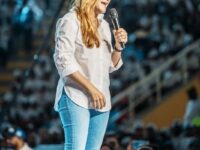 Carolina Mejía: «Por amor a SD, Guillermo senador y por amor a RD yo voto por Luis»