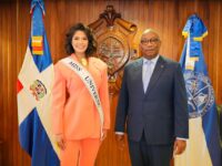 Rector UASD recibe la visita de la Miss Universo