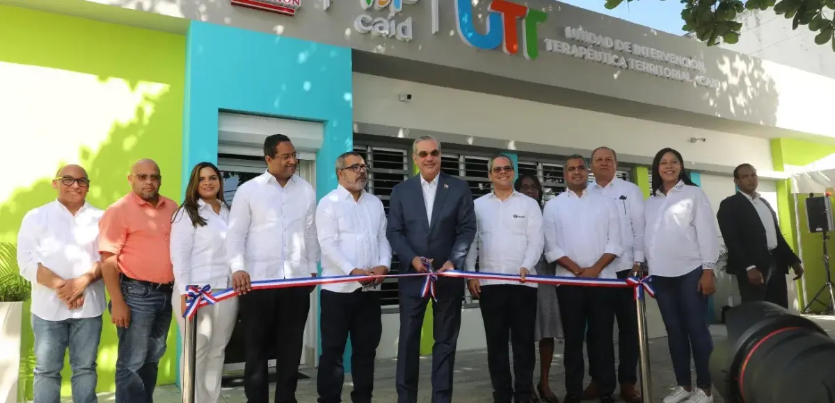 Abinader inaugura primera Unidad de Intervención Terapéutica Territorial del CAID