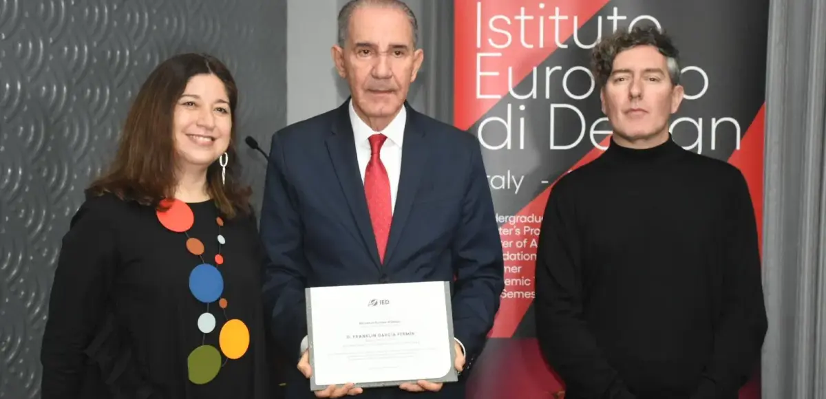 Instituto Europeo di Design reconoce aportes de Franklin García Fermín