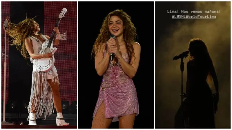 Shakira suspende concierto en Lima