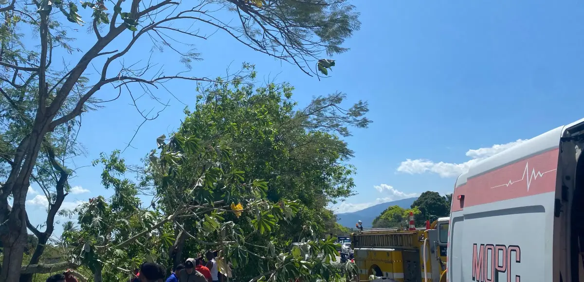 911 atiende dos heridos en accidente en La Vega, una persona murió