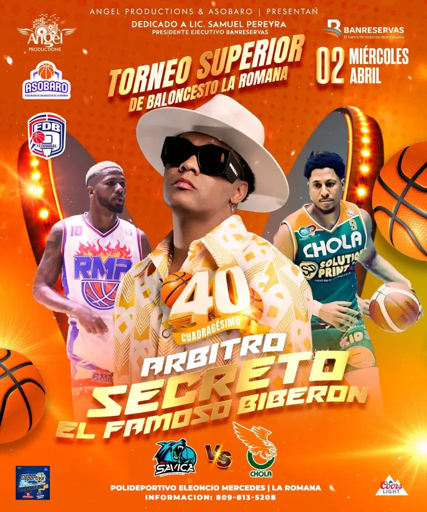Torneo Superior de Baloncesto de La Romana con “Árbitro Secreto”