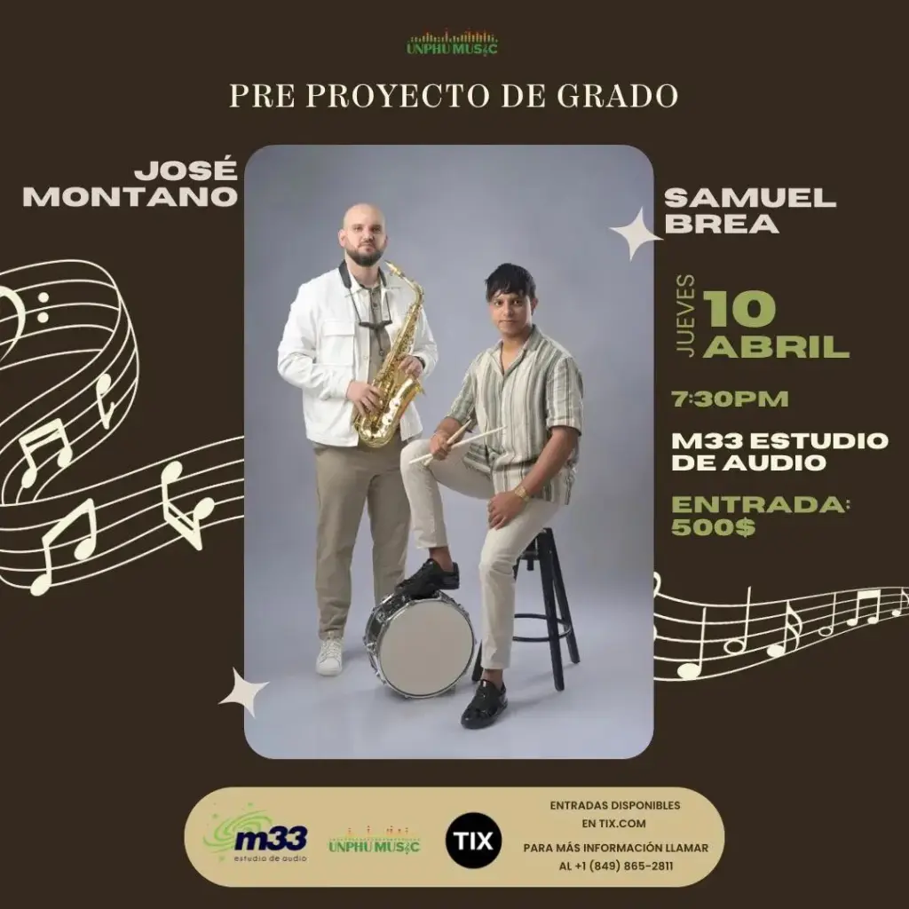 Estudiantes de la UNPHU presentan concierto pregrado en M33 Studios