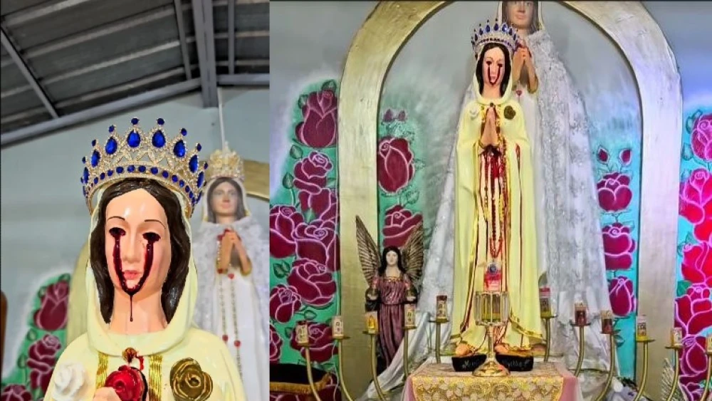 Virgen llora sangre en Paraguay