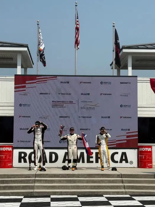 Jimmy Llibre gana primera victoria en la Porsche Carrera Cup North America