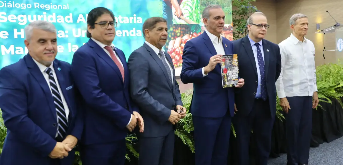 FAO afirma que RD reduce subalimentación del 8.7 % en 2019 al 3.6 % en 2025