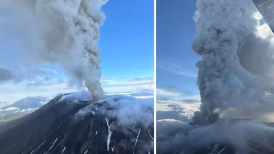 Volcán inactivo desde hace 400 años entra en erupsión