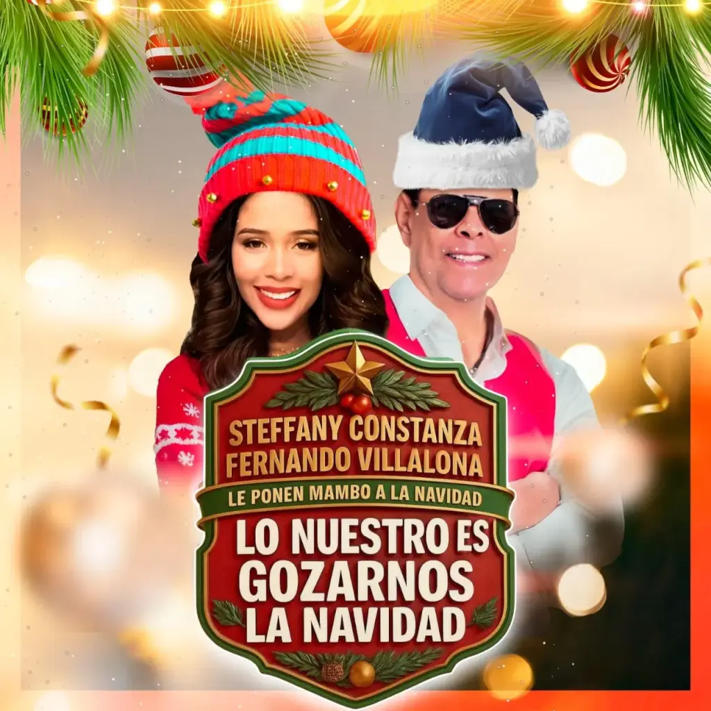 Steffany Constanza y Fernando Villalona lanzan tema navideño