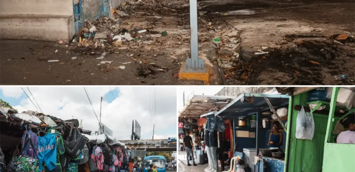 Alcaldía del DN recupera aceras de la avenida Máximo Gómez con Ovando