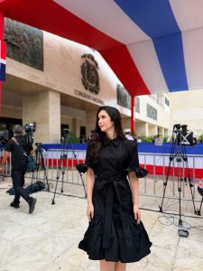 Karina Alarcón presente en la sexta Rendición de Cuentas en el 182 aniversario de la Independencia Nacional