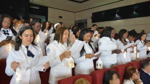 Escuela de Enfermería UASD realiza acto de “Imposición de Batas Blancas”