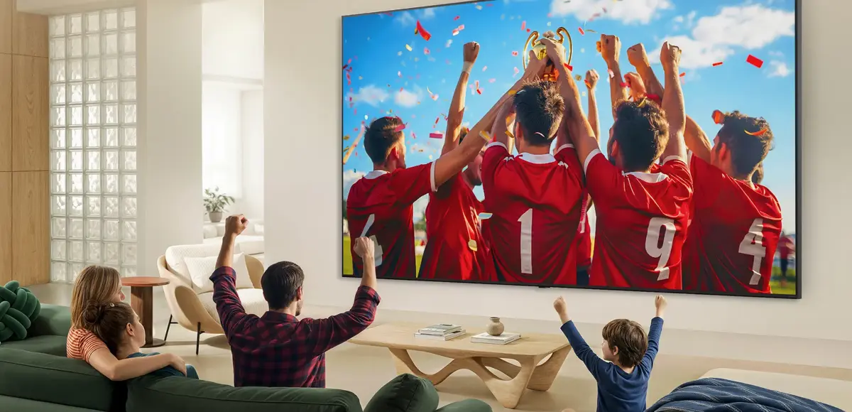 Fiesta del fútbol se disfruta en casa con los televisores LG QNED73