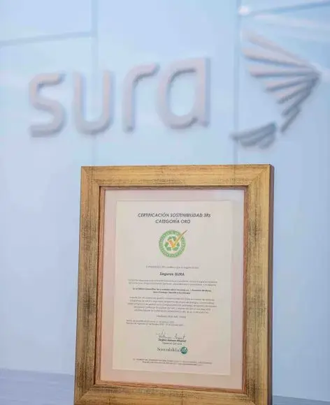 Seguros SURA obtiene por cuarto año consecutivo la Certificación Oro en Gestión Ambiental