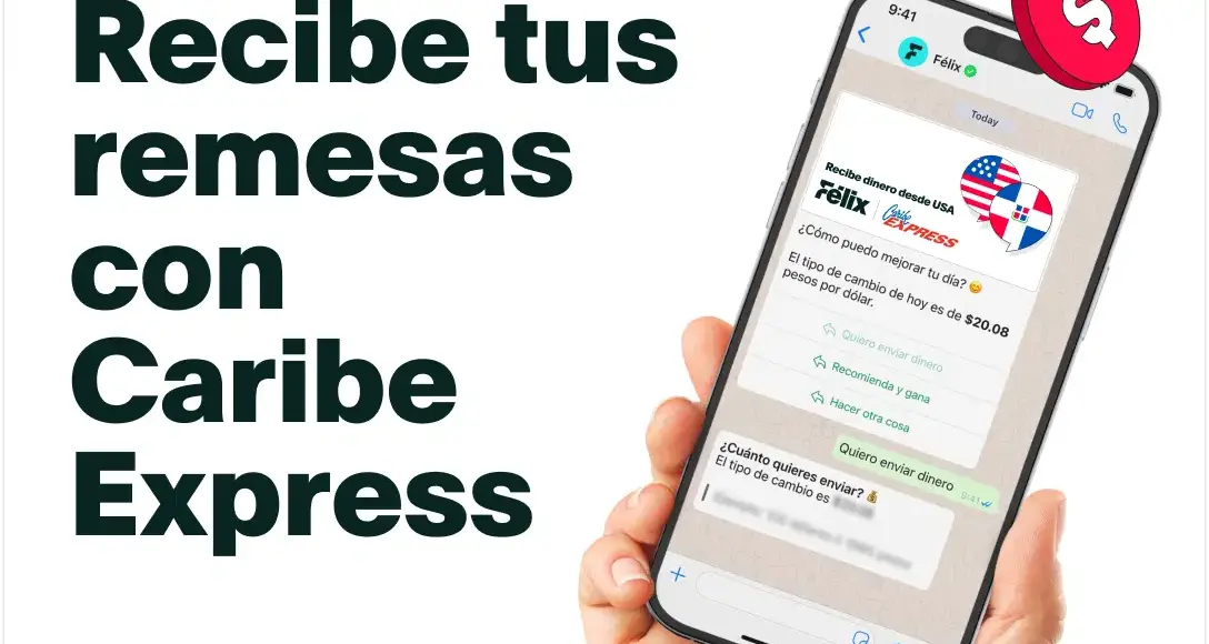 Dominicanos en EE.UU. ya pueden enviar remesas por WhatsApp con Félix Pago