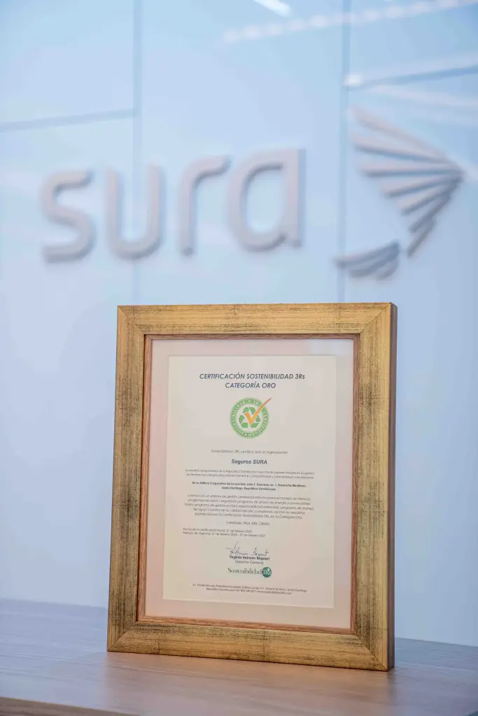 Seguros SURA obtiene por cuarto año consecutivo la Certificación Oro en Gestión Ambiental