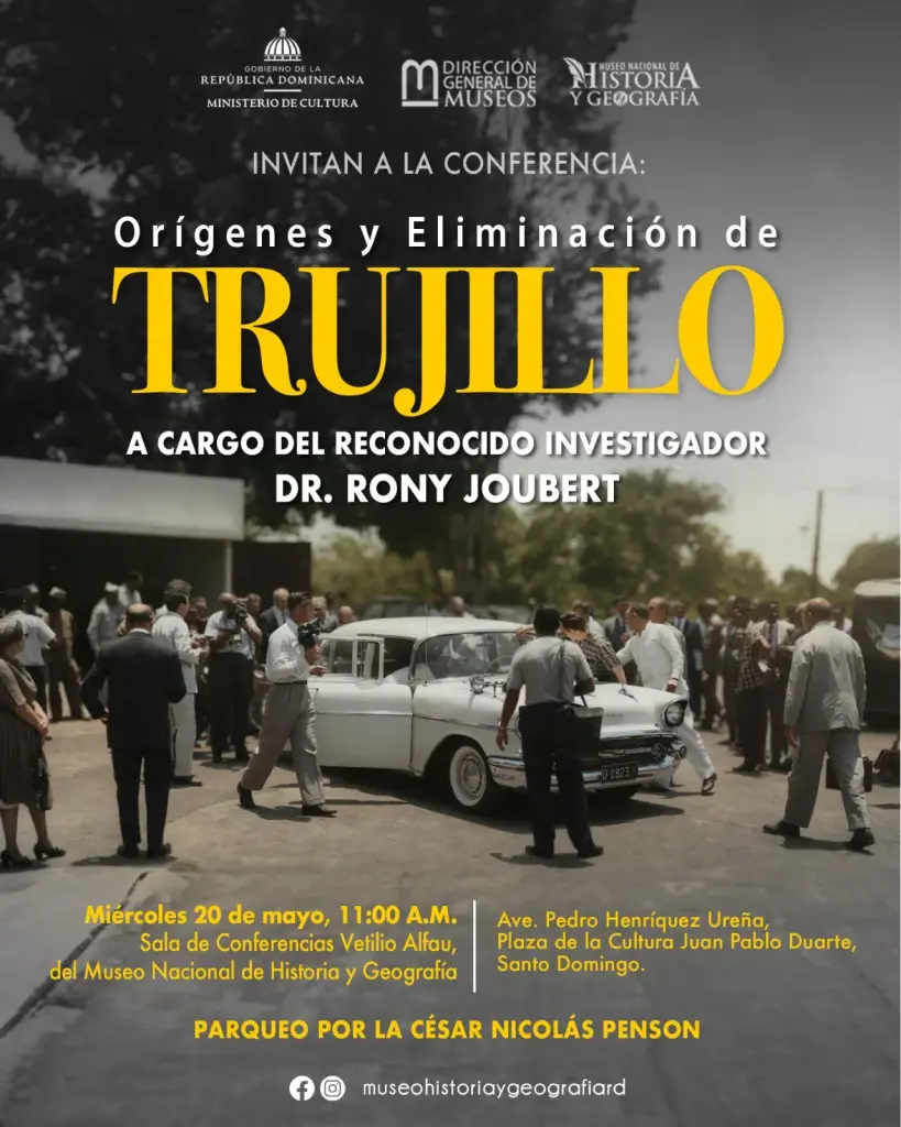 Museo anuncia ciclo de conferencias sobre la dictadura de Rafael Leónidas Trujillo