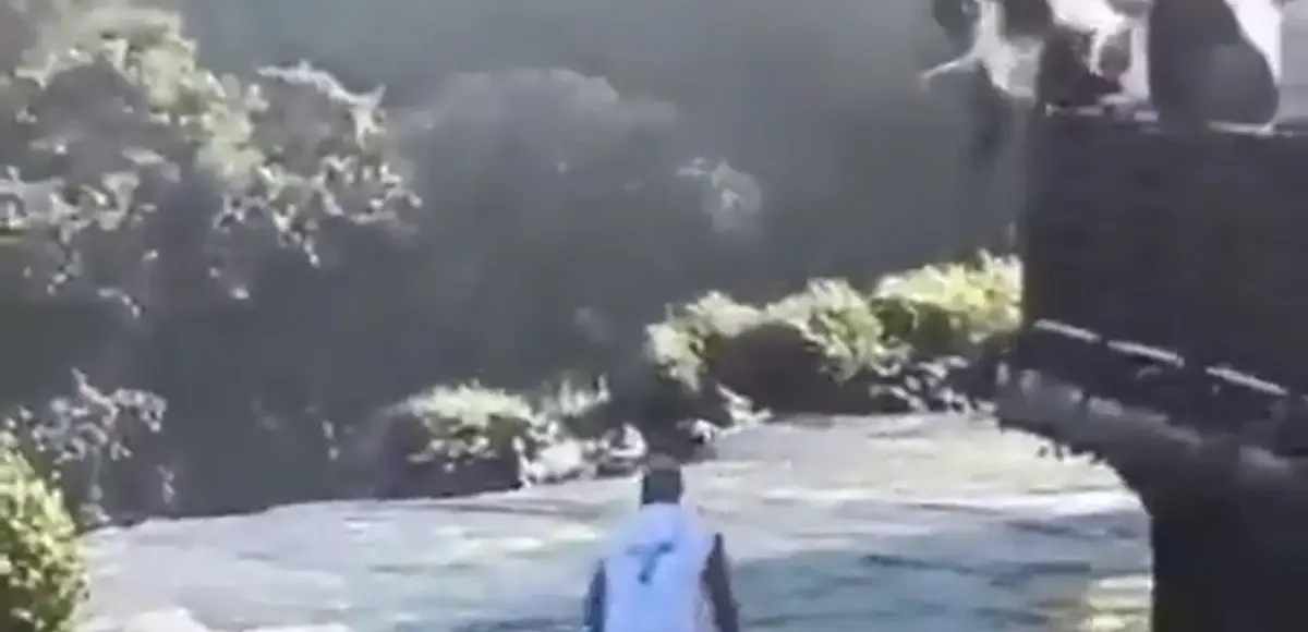 Turista se lanza a las aguas de las Cataratas del Iguazu para recuperar su celular