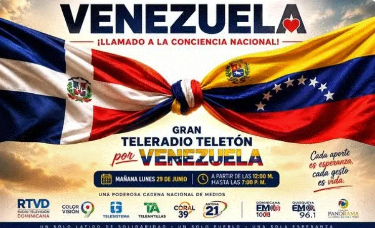 Anuncian centros de acopio y apoyo para Venezuela en República Dominicana