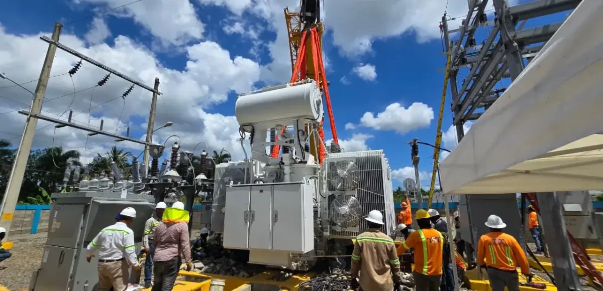 Edenorte repotencia subestación de Cotuí con inversión de RD$94 millones