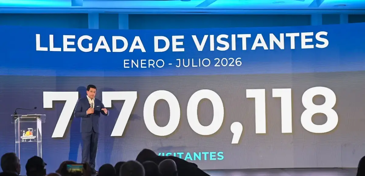 Más de 7,7 millones de visitantes llegan al país hasta julio
