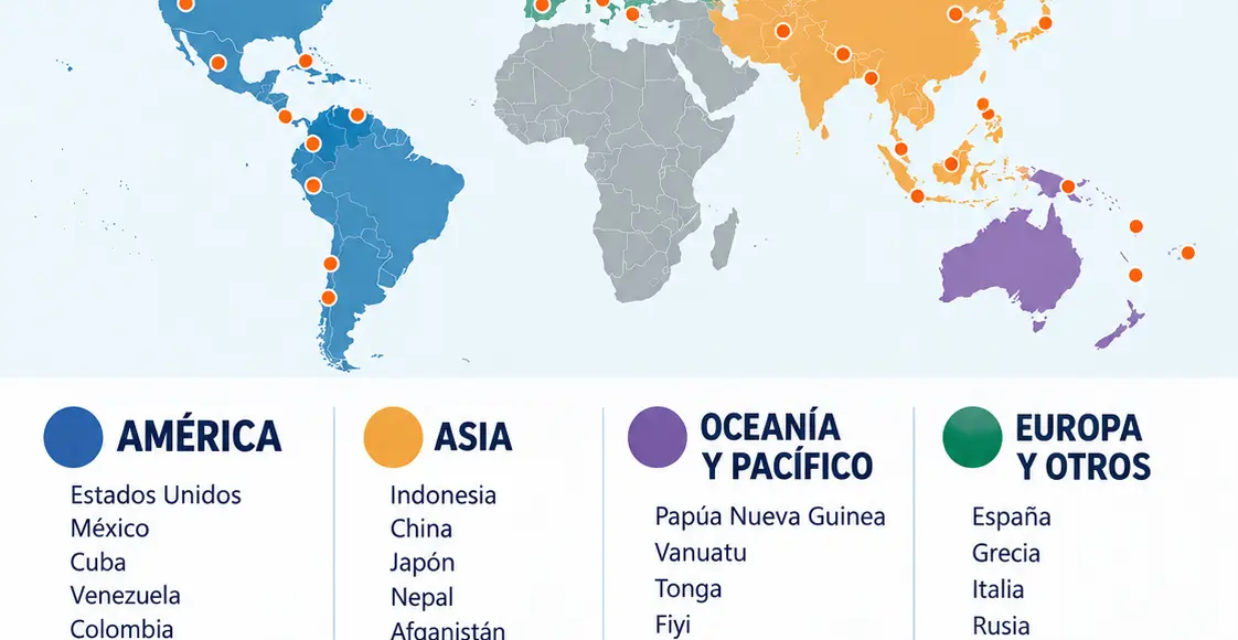 En 2026 La Tierra ha registrado más de 25 terremotos de gran magnitud