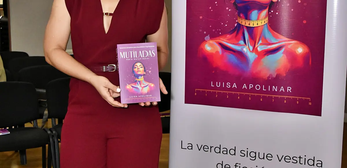 Luisa Apolinar presentó su segunda novela titulada "Mutiladas"