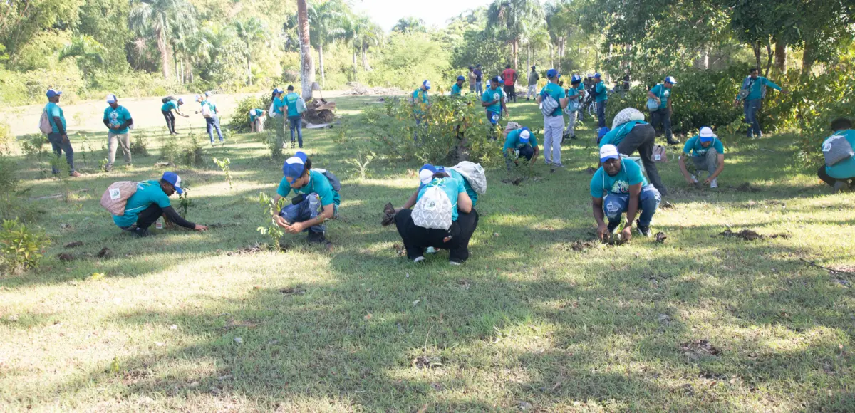 La Nacional reafirma su compromiso con el medio ambiente con jornada de reforestación en Monte Plata