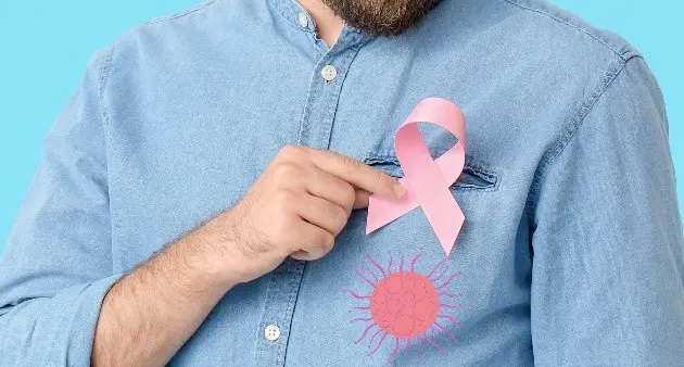 El cáncer de mama también afecta a los hombres y el riesgo aumenta con la edad